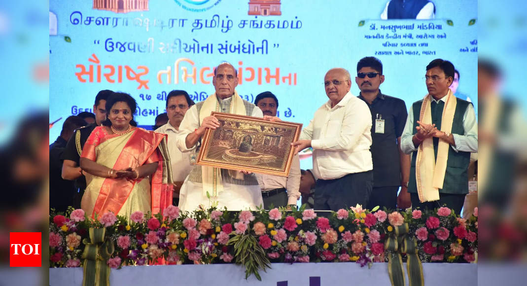 Saurashtra Tamil Sangamam inaugurated at Somnath, Gujarat – Times of India
