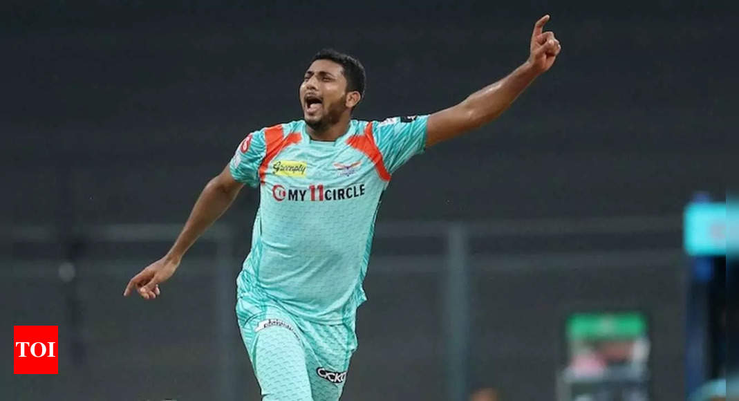IPL 2023: Pacer Mohsin Khan to join Lucknow Super Giants for remaining games | Cricket News – Times of India