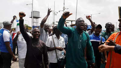 Nigerian airport workers go on strike; travelers stranded