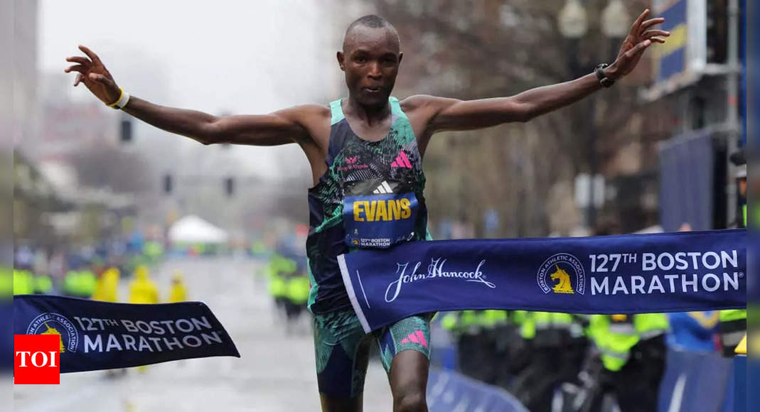 Evans Chebet retains Boston Marathon title, Eliud Kipchoge comes up short | More sports News – Times of India