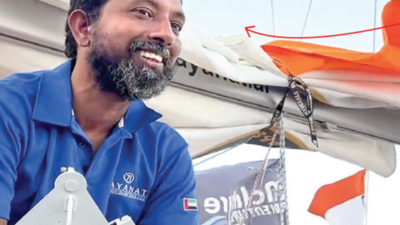 Battling wind, weather and solitude, Abhilash Tomy races to finish line in ocean endurance race