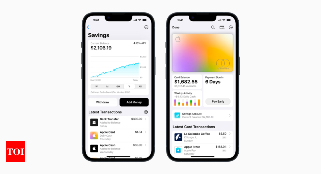 Apple introduces savings account in the US – Times of India