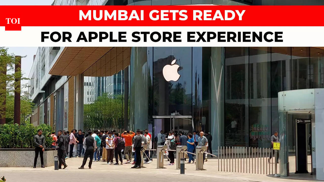 Apple Store Launch Mumbai: Apple fans eagerly await opening of the ...