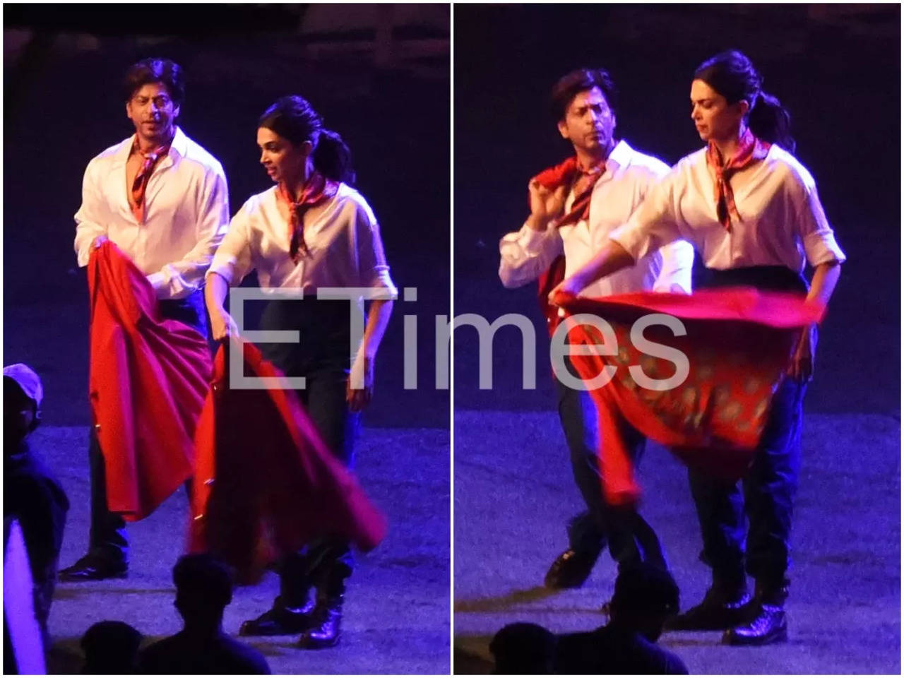 Throwback - SRK & Deepika on the sets of Chennai Express