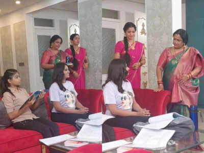 Actress Sushma Rao shares a BTS video from the sets of Bhagyalakshmi ...