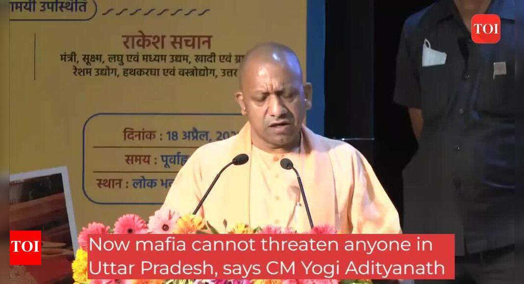 Now mafia cannot threaten anyone in Uttar Pradesh, says CM Yogi Adityanath