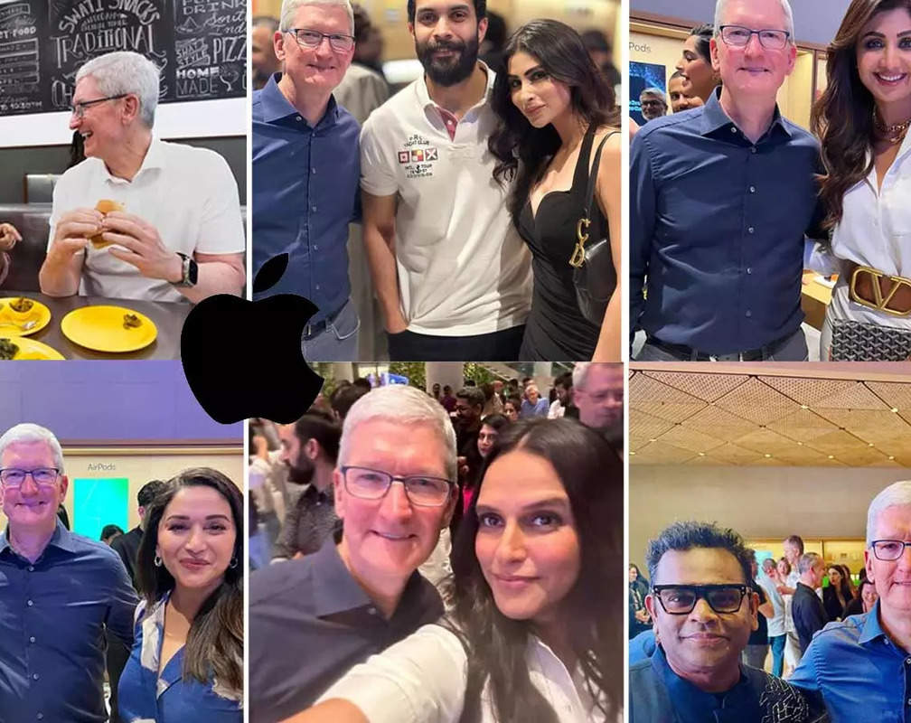 
Bollywood meets Apple CEO! Tim Cook poses with Madhuri Dixit, AR Rahman, Shilpa Shetty Kundra, Mouni Roy and other celebs - VIRAL
