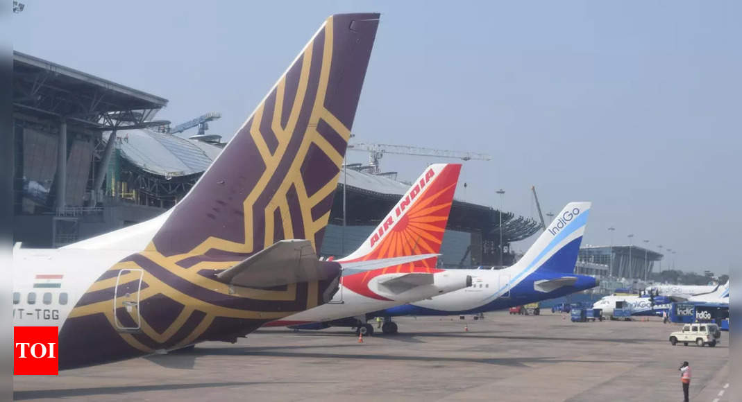 Lean March saw domestic flyers touch pre-Covid peak levels at almost 1.3 crore | India News – Times of India