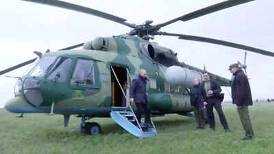 Putin makes rare visit to Ukraine frontline regions