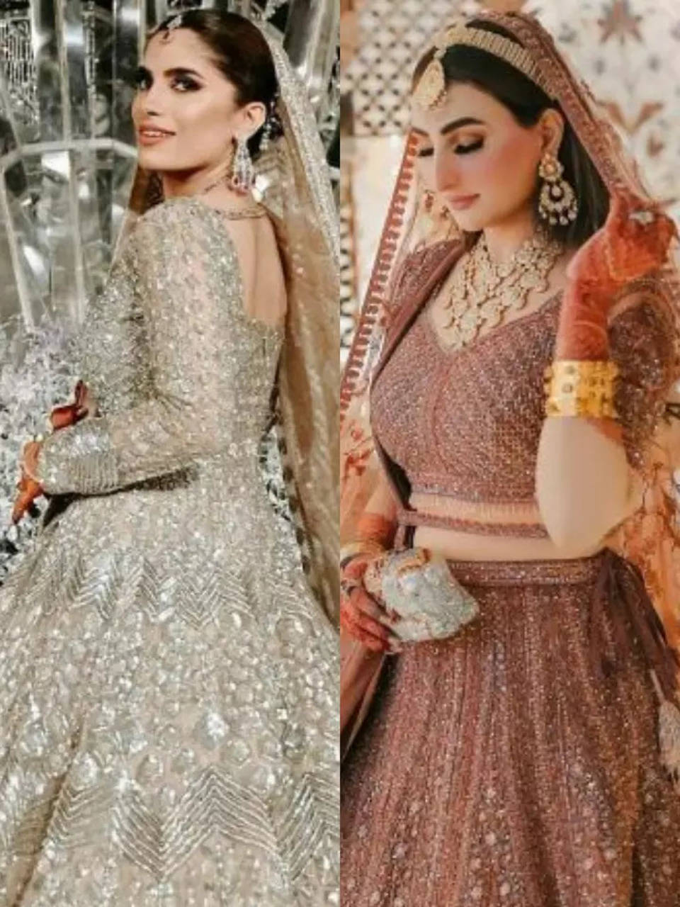 Pakistani brides who opted for Indian designer ensembles on their ...