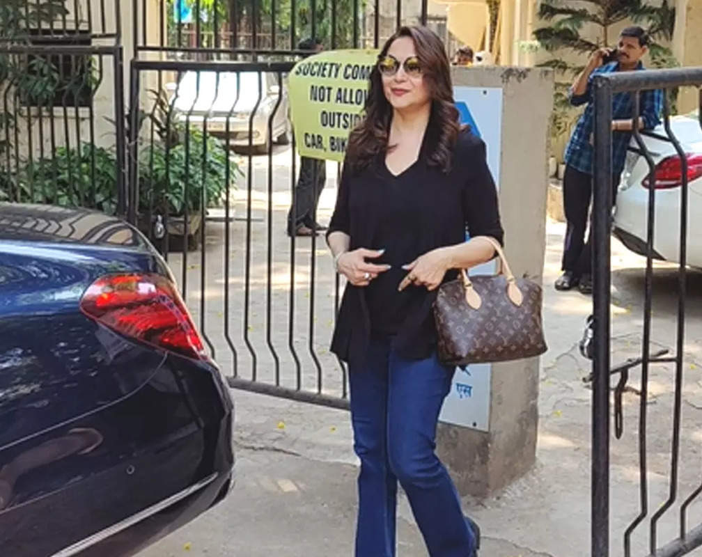 
Madhuri Dixit Nene exudes boss lady vibes in black top and unbuttoned shirt
