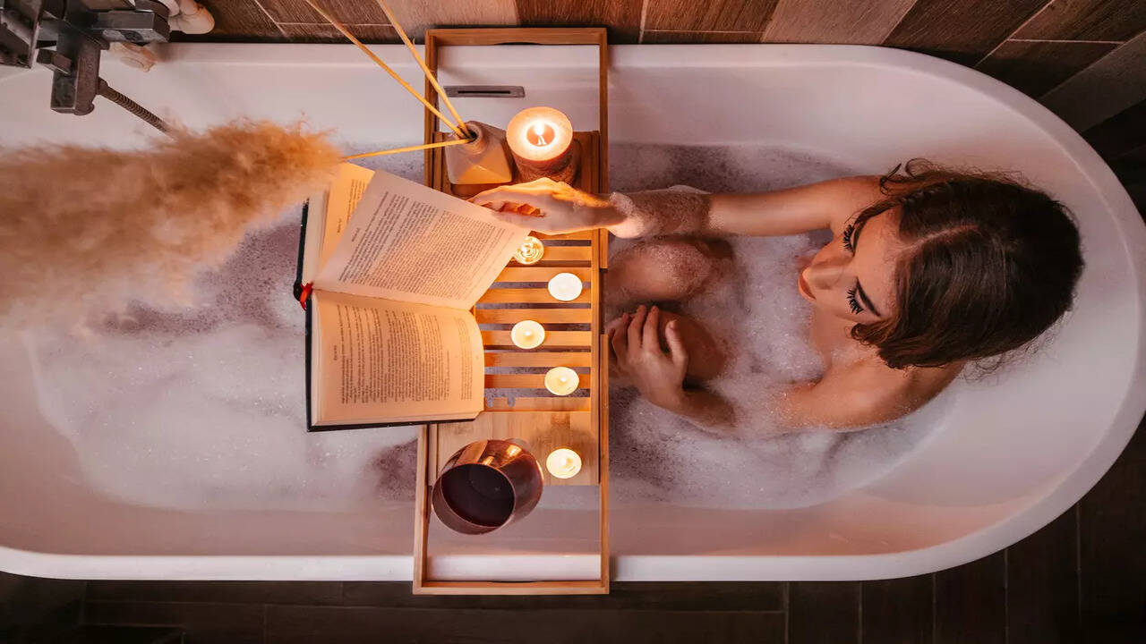 10 ways to create spa at home - Times of India
