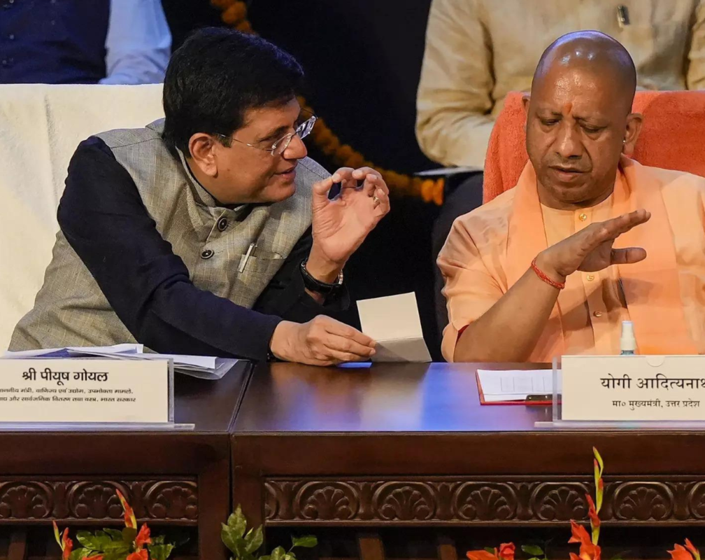 
UP: CM Yogi, Piyush Goyal attend MoU signing program of Textile Park in Lucknow
