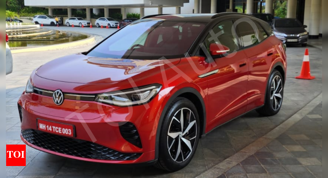 Volkswagen ID.4 GTX EV showcased in India Launch expected in late 2023