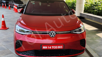 Volkswagen ID.4 GTX EV showcased in India: Launch expected in late 2023
