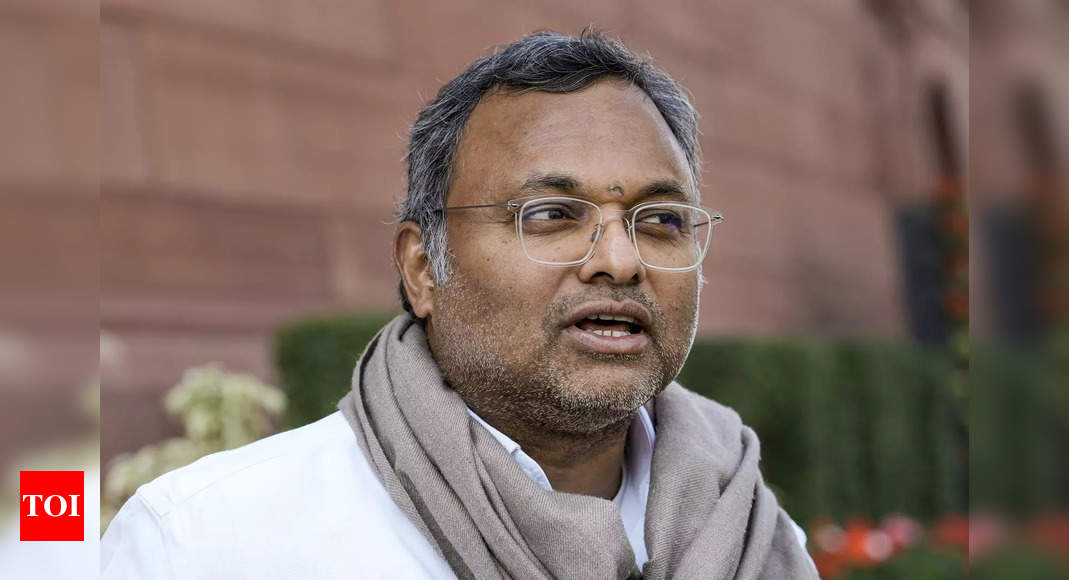 ED attaches Congress MP Karti Chidamabaram's properties worth Rs 11.04 ...