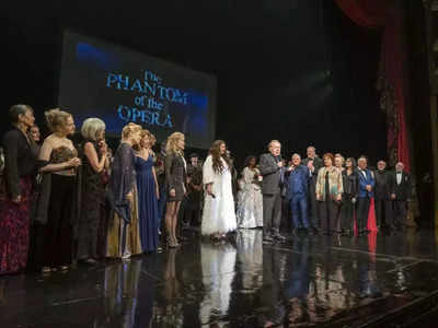 Andrew Lloyd Webber pays tribute to son, Nicholas at the final performance of The Phantom of the Opera on Broadway