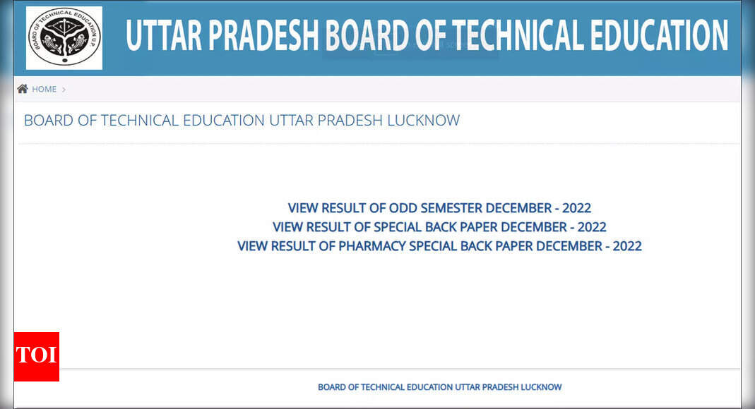 BTEUP odd semester exam results 2023 announced on bteup.ac.in; Direct ...