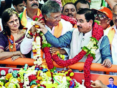 Karnataka polls 2023: Arvind Bellad, Amrut Desai file nominations