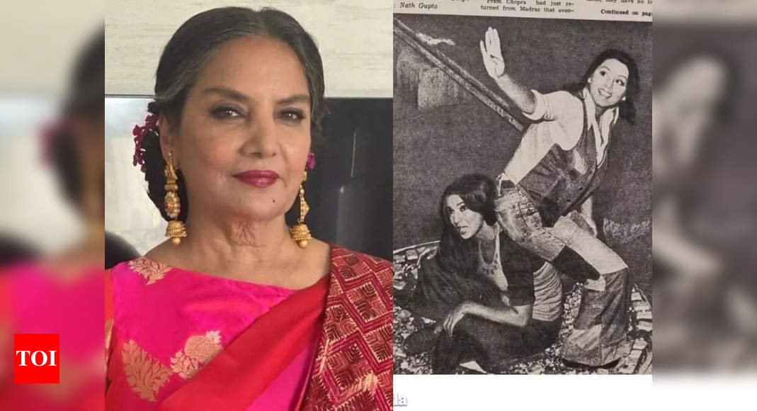 Shabana Azmi shares a fun throwback picture with Neetu Kapoor from Manmohan Desai’s ‘Parvarish’ – See inside – Times of India