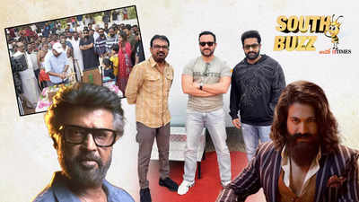South Buzz: Rajinikanth completes shooting for 'Jailer'; Yash to start shooting for his next; Saif Ali Khan begins shooting for 'NTR 30'