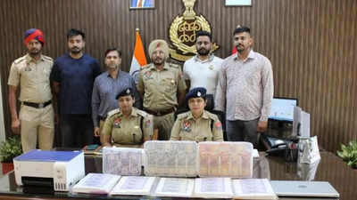 Khanna Police arrests four; recovers fake currency notes worth Rs 15.05 lakh
