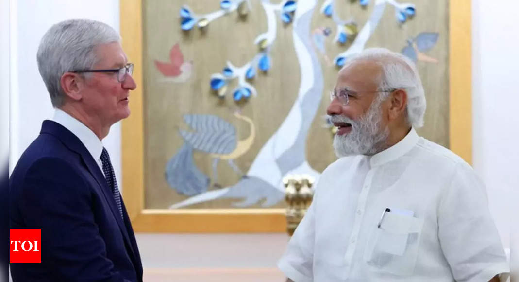 Apple CEO Tim Cook meets PM Modi, says committed to investing across India – Times of India