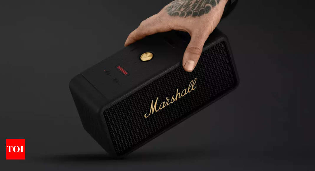 Middleton: Marshall Middleton bluetooth speaker launched in India: Price, specifications and more – Times of India