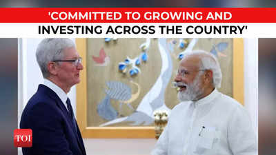 Apple CEO Tim Cook meets PM Modi, backs India for success