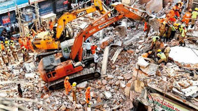 Four injured as 60-year-old building under renovation collapses in Chennai, four more missing