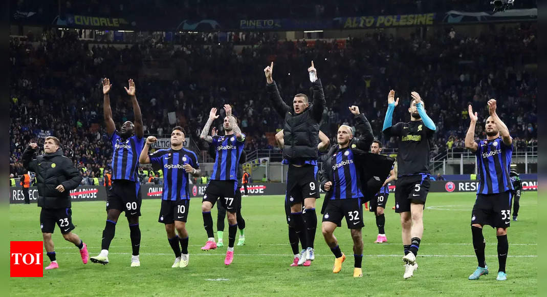 Inter see off Benfica to set up AC Milan showdown in Champions League semis | Football News – Times of India