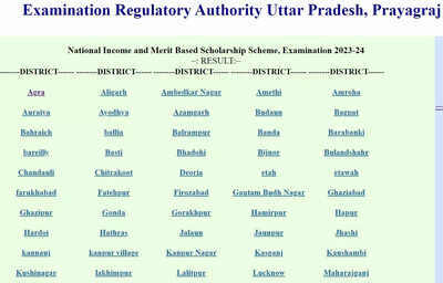 Uttar Pradesh NMMS Result 2023 announced on entdata.co.in, download result PDF here