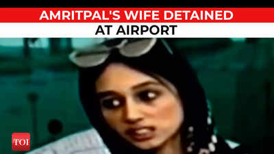 Amritpal Singh's wife Kirandeep Kaur detained at Amritsar airport before boarding London flight