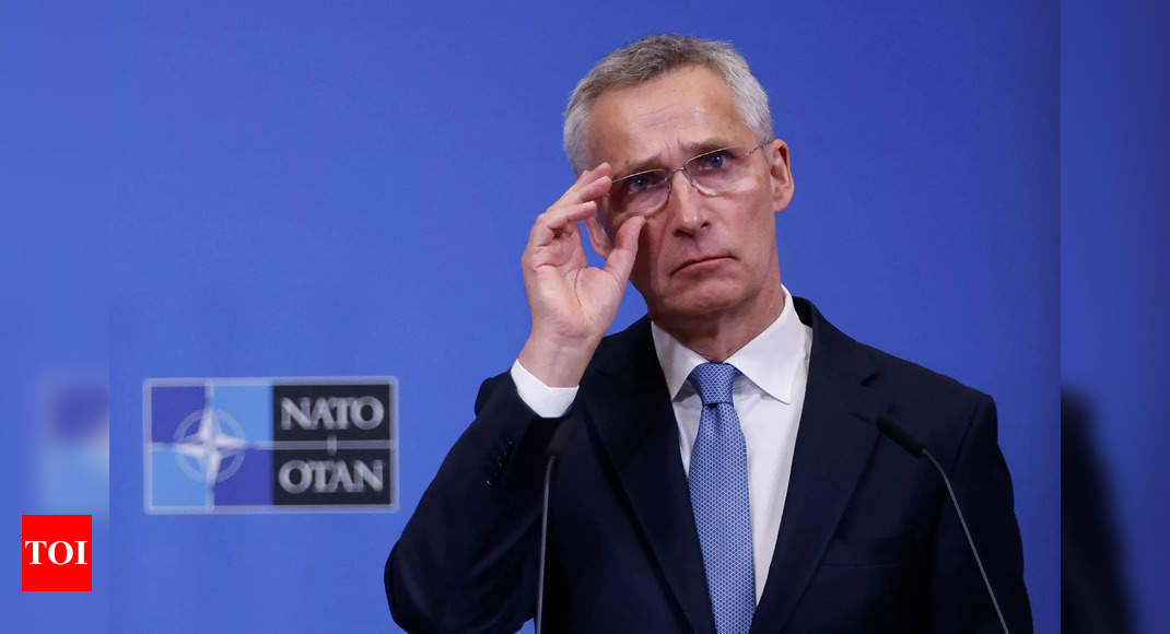 Nato: Nato chief Stoltenberg visits wartime Ukraine – Times of India