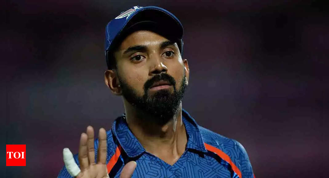 KL Rahul fined for slow over rate against Rajasthan Royals | Cricket News – Times of India