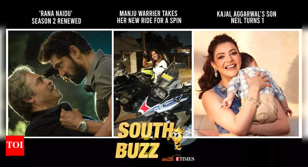 South Buzz: Kajal Aggarwal’s son Neil turns 1; 'Rana Naidu' to return ...