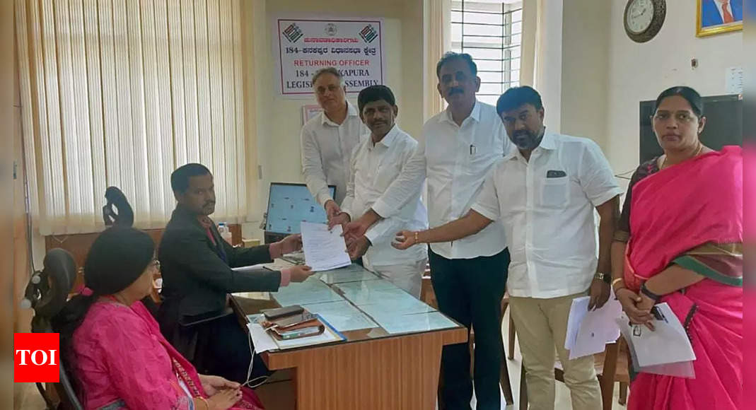 ‘Hearing certain conspiracies’: D K Shivakumar’s MP-brother files nomination from same segment as ‘backup plan’ | India News – Times of India