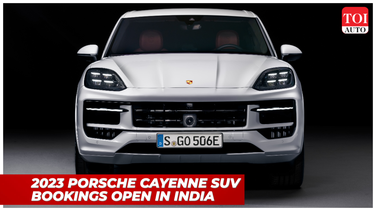 All-new 2023 Porsche Cayenne bookings open in India: Price, tech and design  updates inside - Times of India