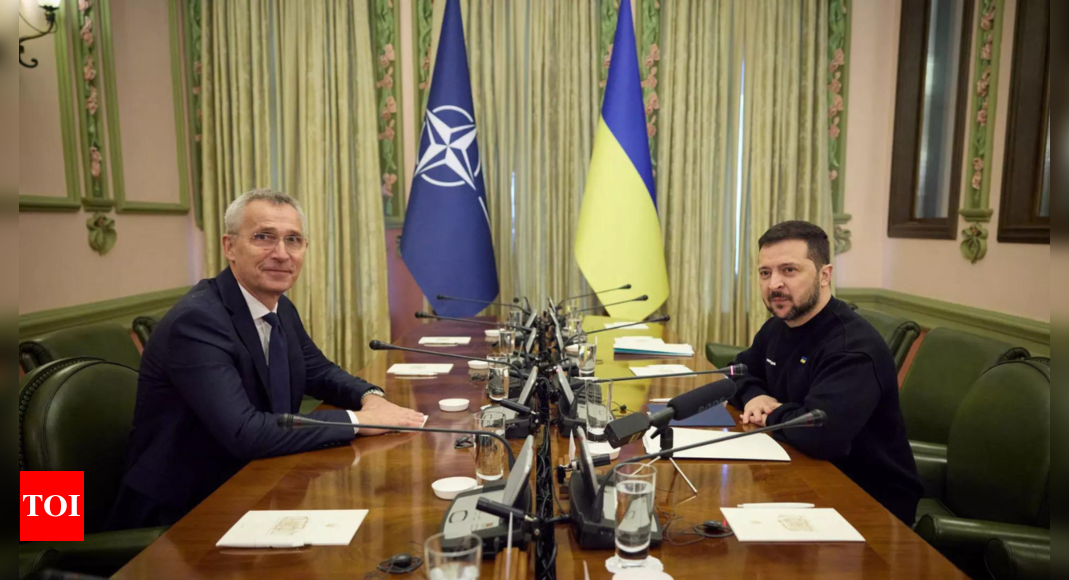 Nato: Zelenskyy says it’s time for NATO to invite Ukraine into alliance – Times of India