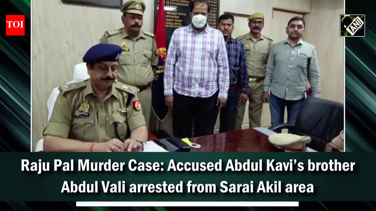 Raju Pal Murder Case: Accused Abdul Kavi’s brother Abdul Vali arrested ...