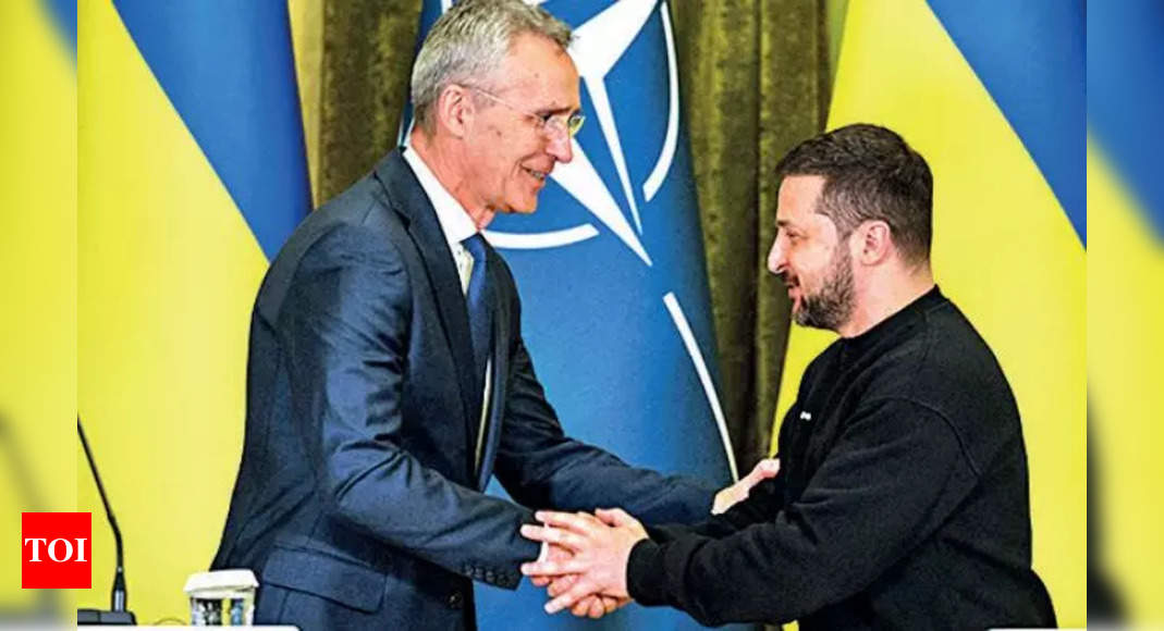 Nato: Ukraine belongs in alliance one day: Nato chief on 1st Kyiv visit – Times of India