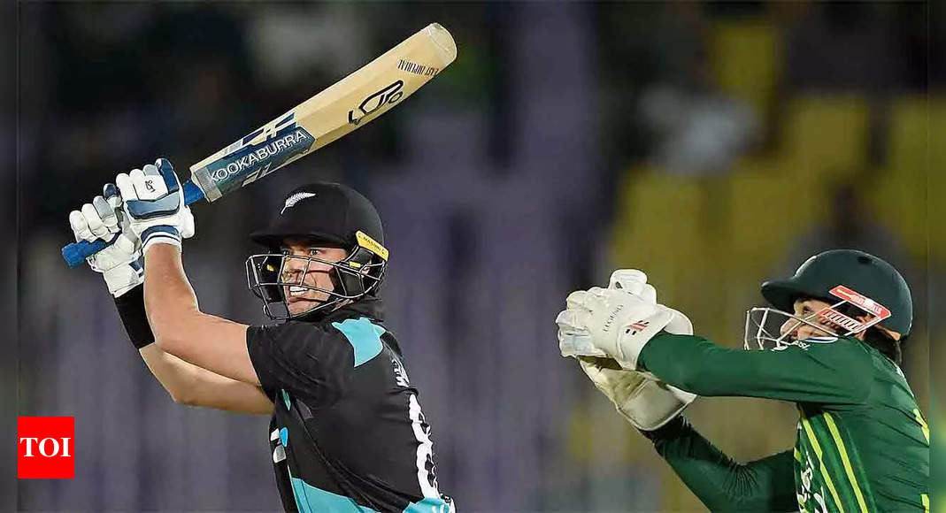 Hailstorm ends Pakistan-New Zealand Twenty20 after Chapman blitz | Cricket News – Times of India