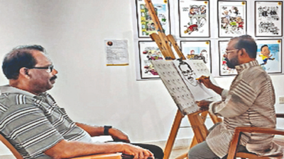 Cartoon exhibition gives a satirical turn to social issues in Kerala