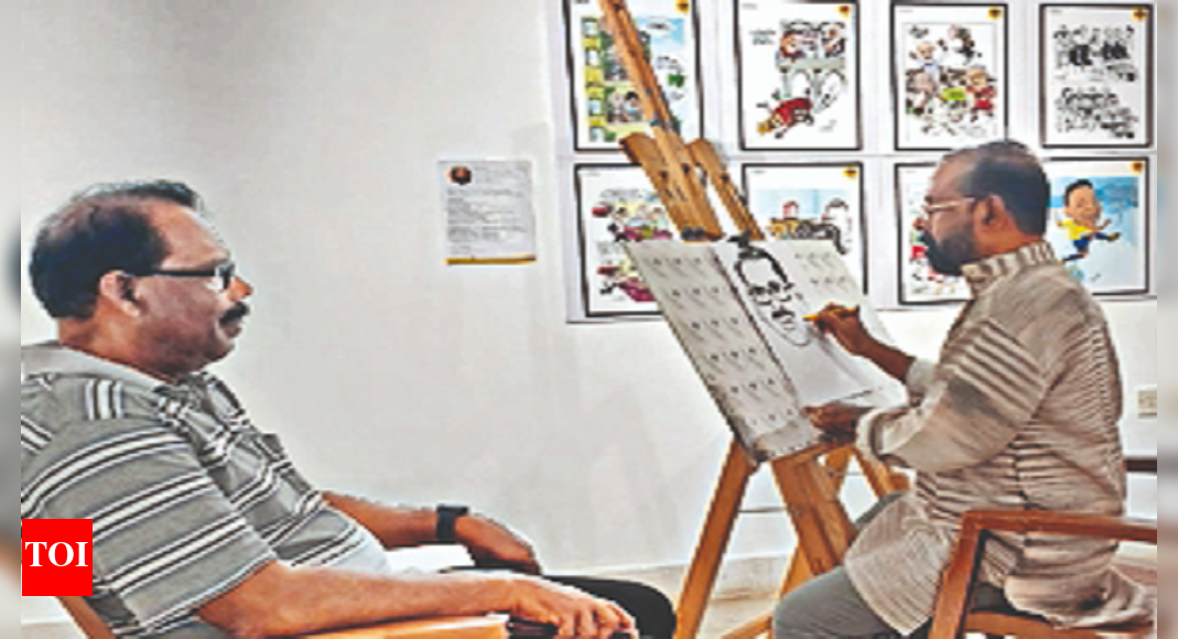 Kerala Lalithakala Akademi: Cartoon Exhibition Gives A Satirical Turn ...