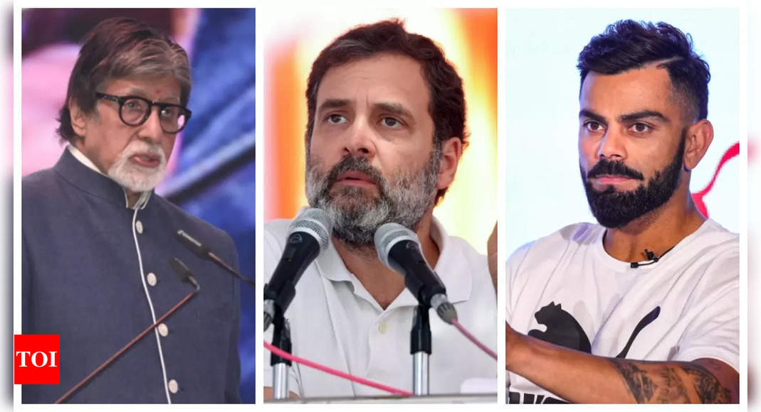Amitabh Bachchan, Rahul Gandhi, Virat Kohli, Yogi Adityanath: Big names who lost Twitter blue tick – Times of India