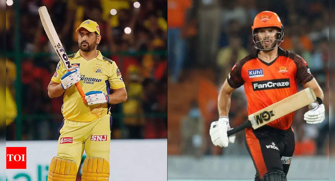 IPL 2023, Match 29: CSK vs SRH – When and where to watch, Head to Head, full squads, likely playing XIs, weather forecast, venue details and more | Cricket News – Times of India