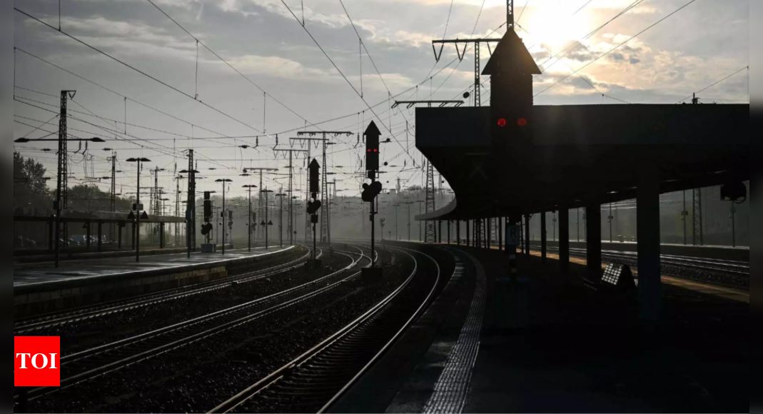 Des grèves paralysent le réseau ferroviaire allemand et quatre aéroports