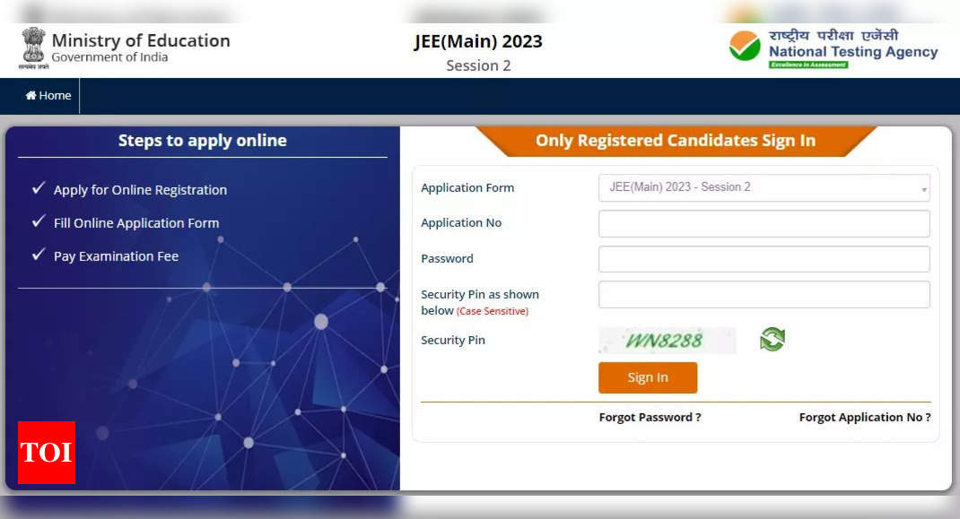 JEE Main 2023: NTA Allows To Edit Category In Application Form ...