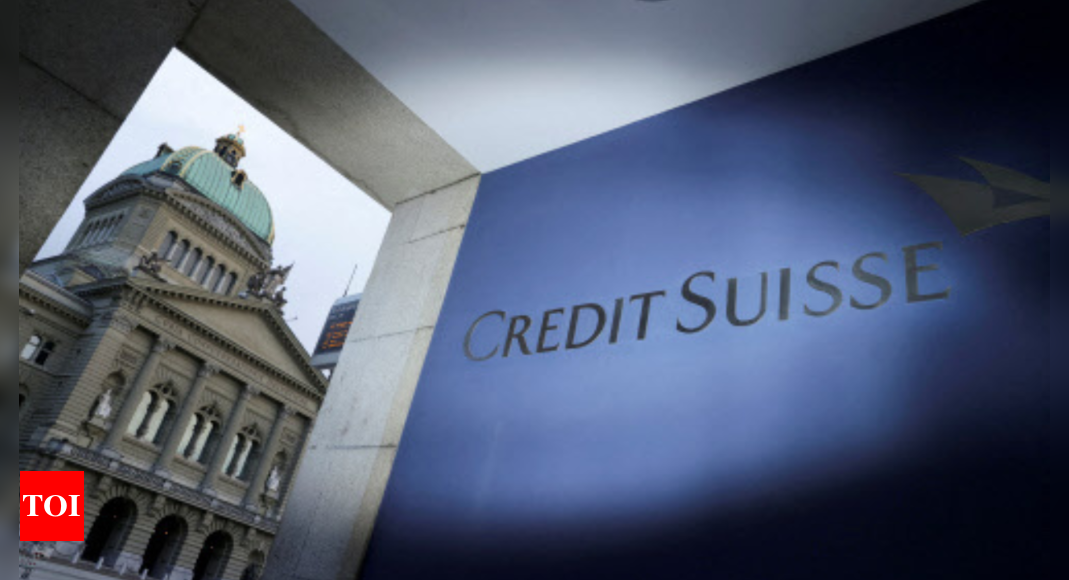 Credit Suisse: Credit Suisse saw record fund outflows during March turmoil, data shows – Times of India