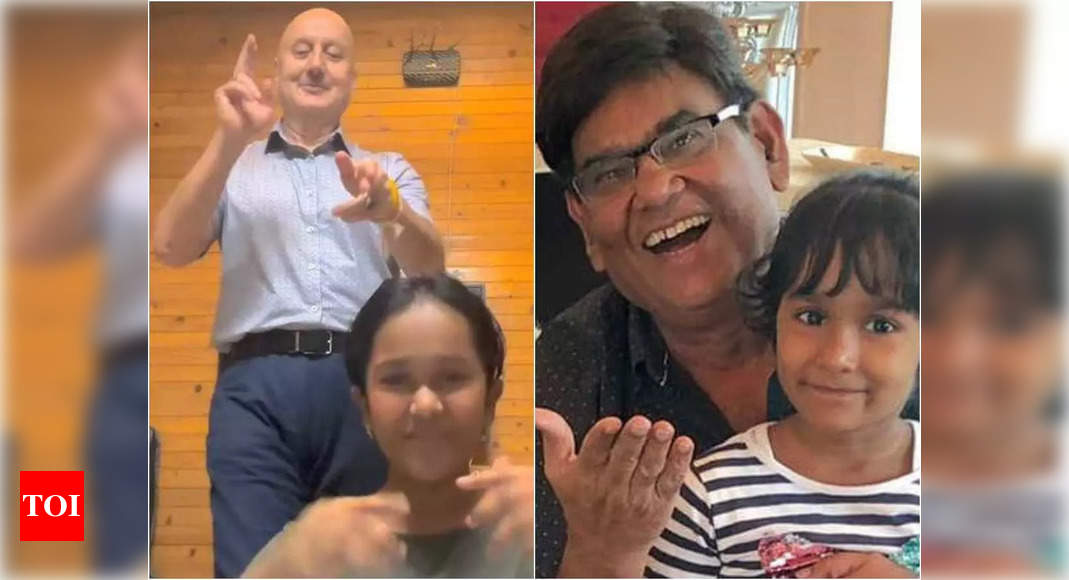 Satish Kaushik’s daughter Vanshika Kaushik makes her first reel with Anupam Kher uncle: ‘Papa was a better dancer’ – Times of India